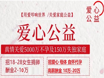 温州捐卵助孕生子 爱心志愿者招募